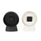 Black & White Metal Textured Decorative Clock Set